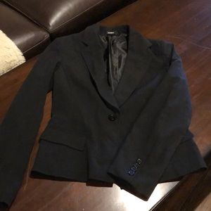 Express jet black blazer size 8